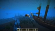 Swim beside a Dolphin for Dolphin's grace (Image via Mojang)